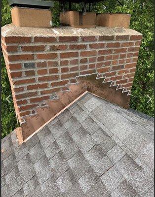 COPPER FLASHING INSTALLATION