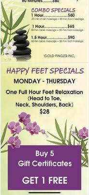 Holiday specials!!