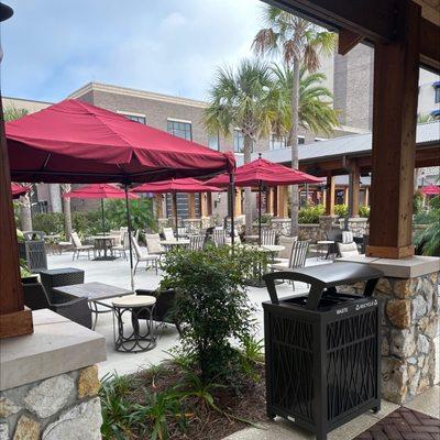 Courtyard is the courtyard of the Brownwood Hotel