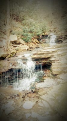 Rainbow Falls, Trough Creek State Park.