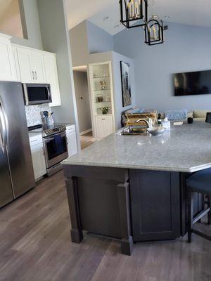 Lake house remodel. New kitchen.