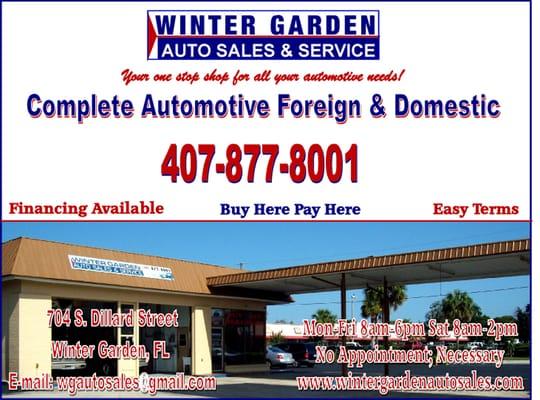 Winter Garden Auto Sales and Service