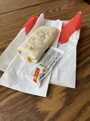 Bacon breakfast Burrito