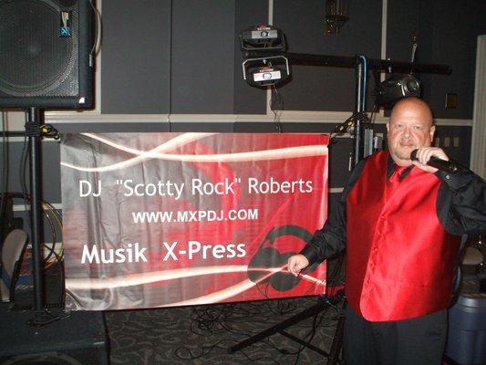 Let me,  DJ Scotty Rock Roberts emcee and ROCK your event!