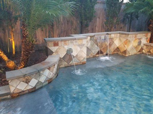 Poolside renovation