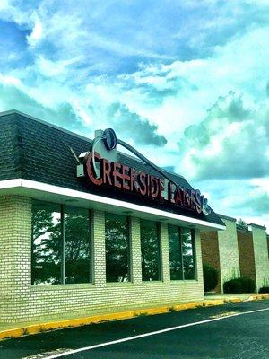 Exterior of bowling center (Creekside)