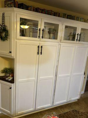 New painted cabinets