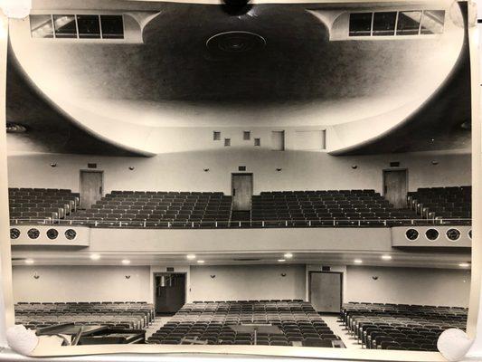 Historic Photo from our archives.  Notice the lack of tech booths in the back of the house.