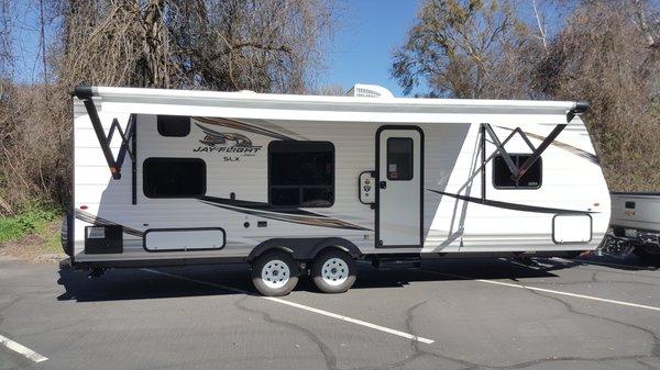 Jayco Jayflight 2019 travel trailer.