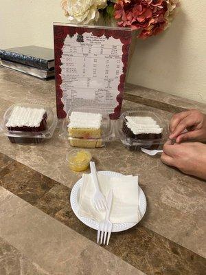 Cake tasting