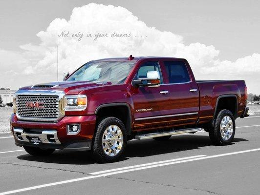 Whatever your definition of a #DreamTruck, you'll find it in this 2017 GMC Sierra 2500HD Denali. For Sale!