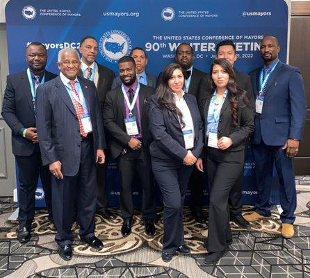 My Conference Security Staff at the United States Conference Of Mayors Winter Conference 2022.