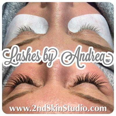 Semi-Permanent Eyelash Extensions last 4-6 weeks, or for as long as you like with monthly fill-in visits!