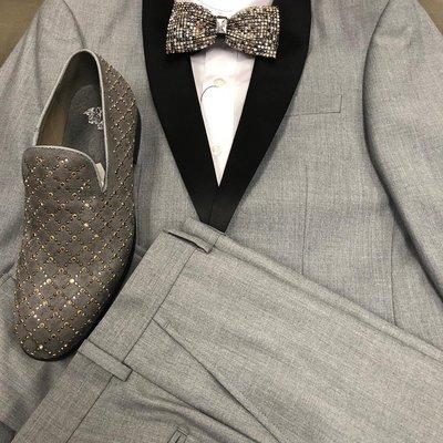 Gray Set TUXEDO for your PROM