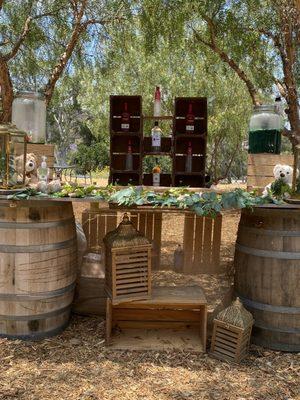 The bar at El Viñedo only at La Hacienda