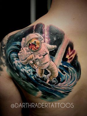 Fun astronaut tattoo!