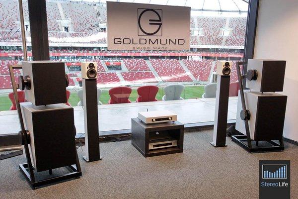 Goldmund Satya and Metis tower speakers