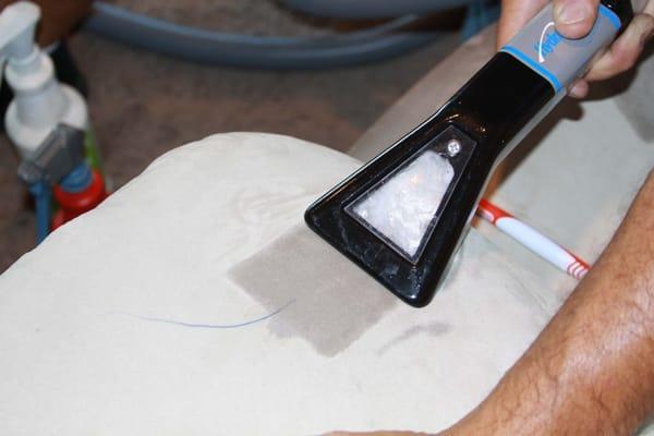 Upholstery Cleaning - Removing Ink