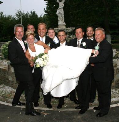 Groomsmen with Bride Photo