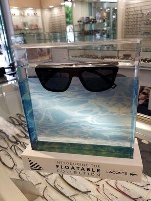 Floating lacoste sunglasses!!