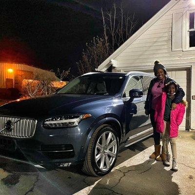 Sold! #Volvo #XC90 #T6AWD #Inscription  Kiana is picking up her XC90. Safest automobile in the world! And yes, it has massage seats!