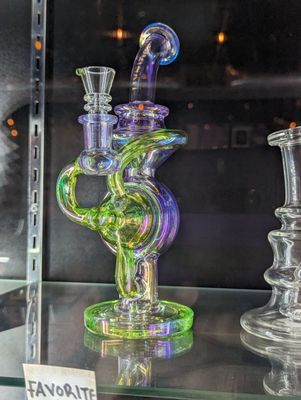 Hand blown bubbler