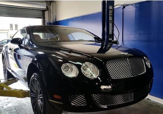 Bentley came in for full service just another day at German Line Motorsports