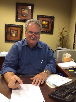 Here is Tim Denton at a recent tax appointment