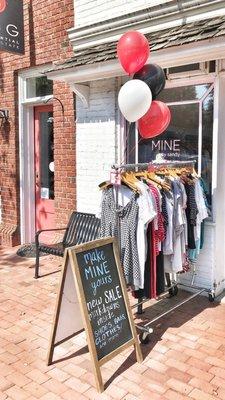 The smaller shop: Our second location located on Main St. in Davidson, NC