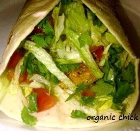 vegan chipotle lime chicken burritos