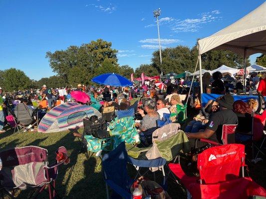 Crowd at the Gentilly Fest