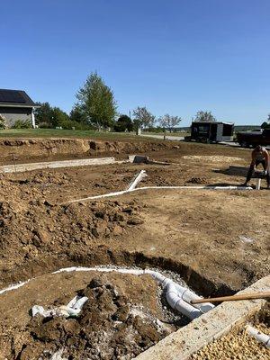 Underground to new slab home