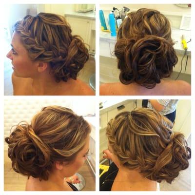 Bridal updo