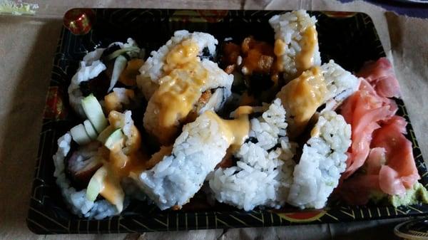 Chicken tempura roll