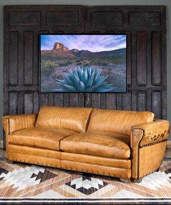 Mustang Mesa Leather Sofa