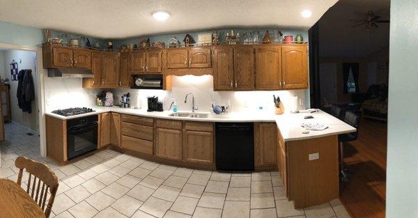 our new kitchen courtesy of Lowes