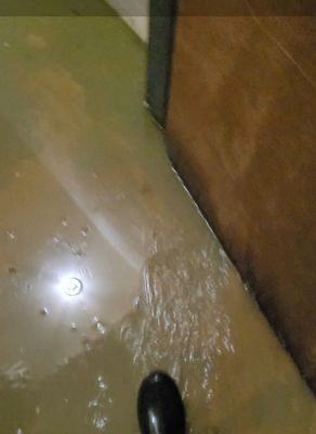 Flooded basement, photo taken July 2021