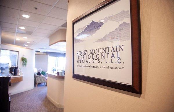 rocky mountain periodontal specialists hallway