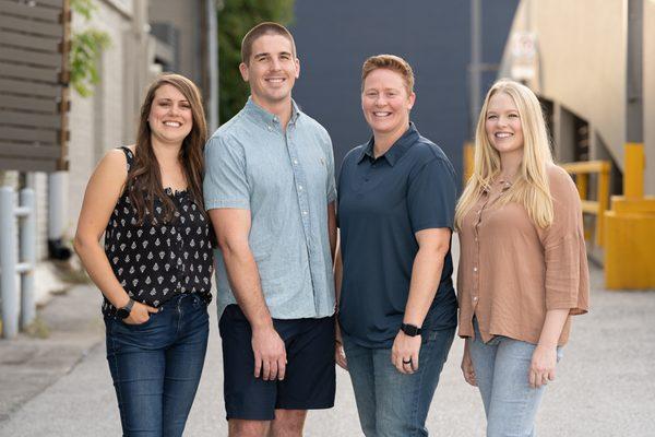 Sydney, Kyle, Jen, and Jessie.