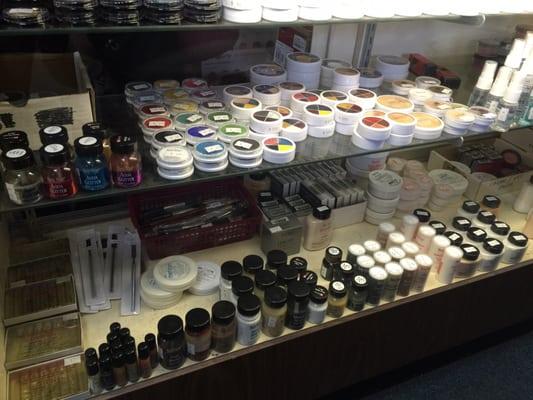 Ben nye!! Powders, grease paint, cremes, luxury powder, color wheels, aqua glitter etc. Also some mehron product too