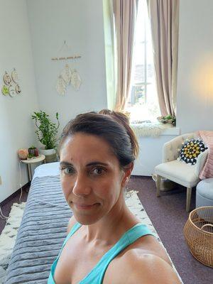 Come see me, Sara, in this beautiful space for energetic and therapeutic massage and bodywork.