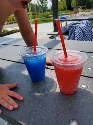 Slushies from business next door