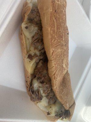 Medium steak and cheese