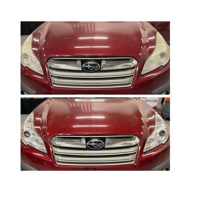 Some beautiful before and after of a Subaru Outback