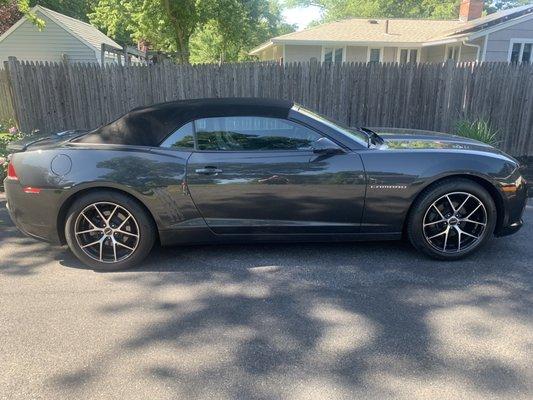 Camaro shining! Day AFTER.