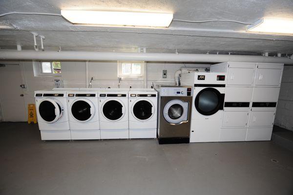 New Plateau laundry room card operated washers and dryers in three buildings to choose from.