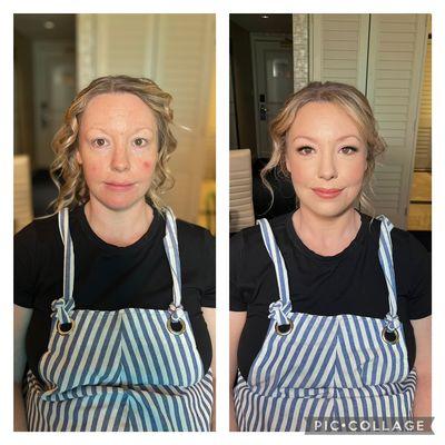 Bridal Makeup-Before and After