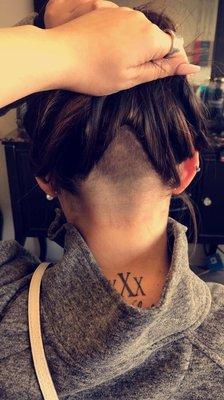 My perfect triangular undercut