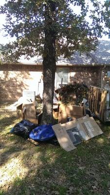 Junk Removal Weatherford, TX BEFORE PHOTO