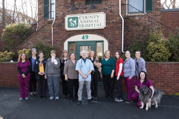 The staff at County Animal Hospital welcomes you and your pet with a smile and great veterinary care.